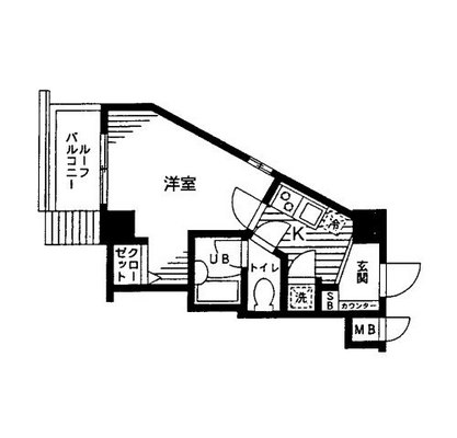 東京都豊島区上池袋４丁目 賃貸マンション 1K