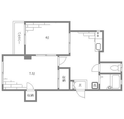 大正大学 マンション 2DK