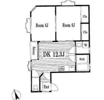 東京都豊島区巣鴨３丁目 賃貸マンション 2DK