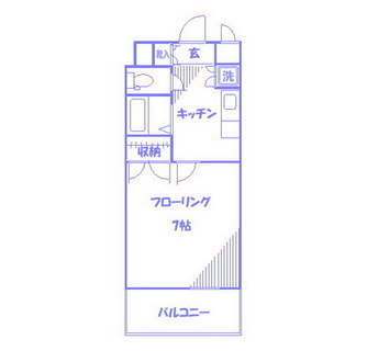 東京都北区滝野川５丁目 賃貸マンション 1K