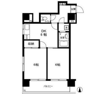 東京都板橋区大山金井町 賃貸マンション 2DK