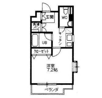 東京都北区滝野川７丁目 賃貸マンション 1K