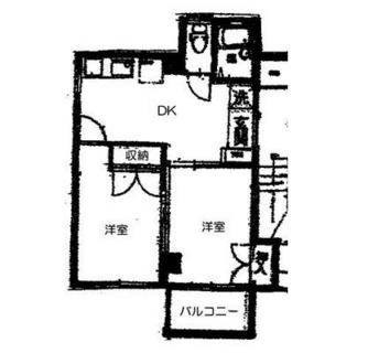 東京都北区滝野川１丁目 賃貸マンション 2DK