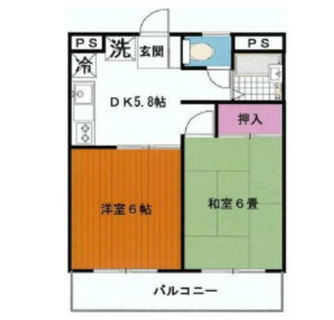 東京都北区滝野川２丁目 賃貸マンション 2DK