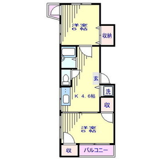 東京都板橋区板橋１丁目 賃貸マンション 2DK