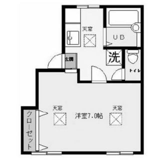 東京都北区滝野川７丁目 賃貸マンション 1K