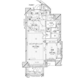 東京都板橋区板橋２丁目 賃貸マンション 1LDK