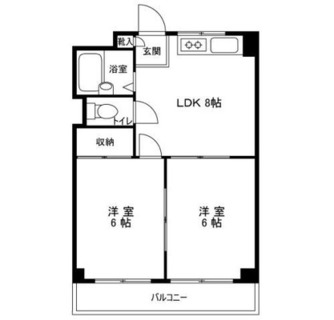 東京都板橋区板橋１丁目 賃貸マンション 2DK