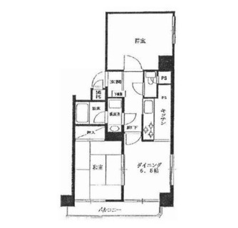 東京都北区滝野川１丁目 賃貸マンション 2DK