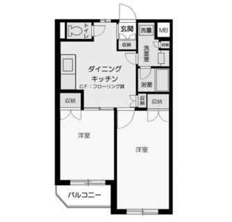 東京都豊島区巣鴨３丁目 賃貸マンション 2DK