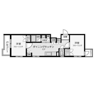 東京都豊島区巣鴨３丁目 賃貸マンション 2DK