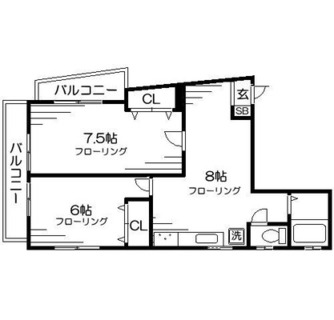 東京都豊島区巣鴨４丁目 賃貸マンション 2DK