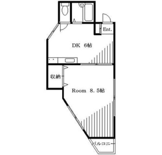 東京都北区王子本町３丁目 賃貸マンション 1DK