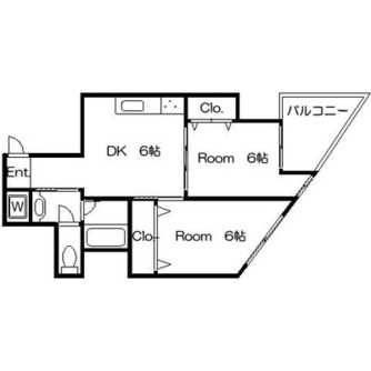 東京都豊島区巣鴨５丁目 賃貸マンション 2DK