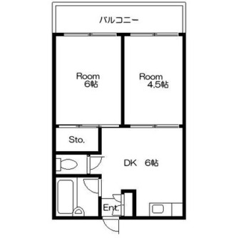 東京都北区滝野川１丁目 賃貸マンション 2DK