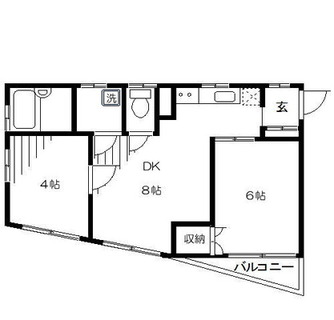 東京都北区滝野川７丁目 賃貸マンション 2DK