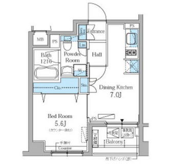 東京都北区滝野川７丁目 賃貸マンション 1DK