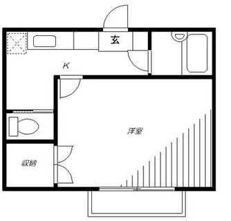 東京都北区滝野川７丁目 賃貸アパート 1K