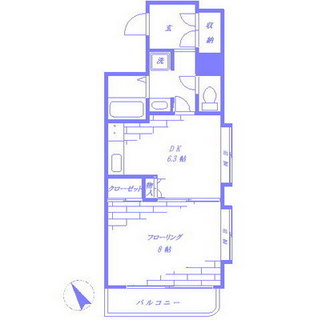 東京都豊島区南大塚１丁目 賃貸マンション 1DK