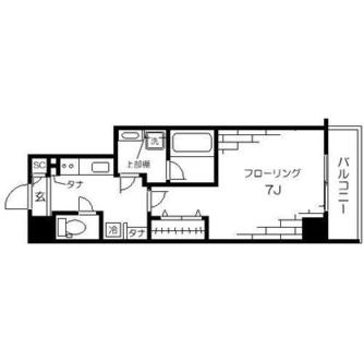 東京都豊島区北大塚３丁目 賃貸マンション 1K