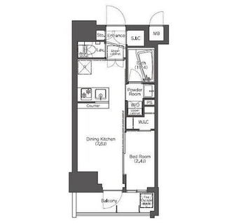 東京都北区滝野川７丁目 賃貸マンション 1DK