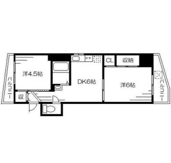 東京都豊島区巣鴨５丁目 賃貸マンション 2DK