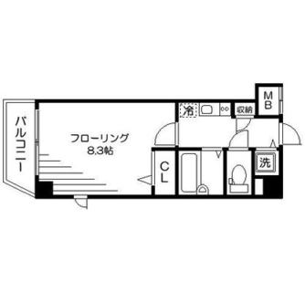 東京都北区滝野川３丁目 賃貸マンション 1K