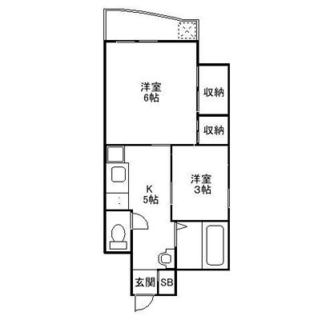 東京都豊島区巣鴨５丁目 賃貸マンション 2K