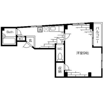 東京都豊島区巣鴨４丁目 賃貸マンション 1K