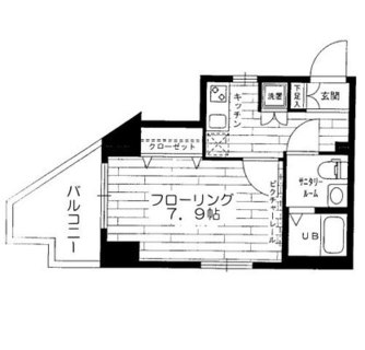 東京都北区滝野川１丁目 賃貸マンション 1K