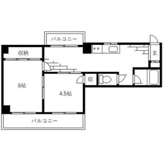 東京都北区西ヶ原１丁目 賃貸マンション 2DK