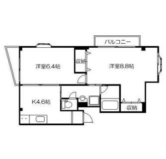 東京都板橋区板橋１丁目 賃貸マンション 2K