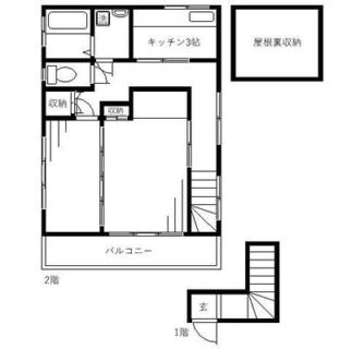 東京都豊島区西巣鴨２丁目 賃貸アパート 2K