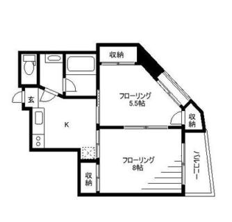 東京都豊島区池袋４丁目 賃貸マンション 2K