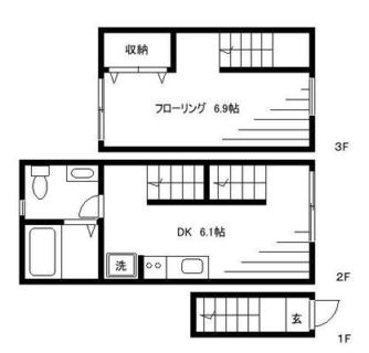 東京都豊島区巣鴨３丁目 賃貸アパート 1DK