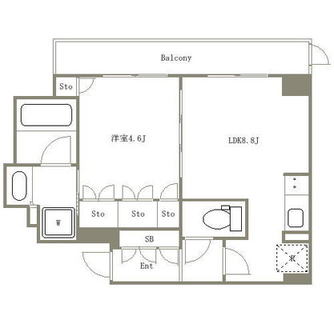 東京都北区滝野川６丁目 賃貸マンション 1LDK