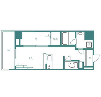 東京都北区滝野川６丁目 賃貸マンション 1DK