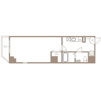 東京都北区滝野川７丁目 賃貸マンション 1K