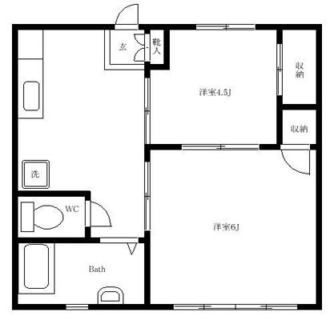 東京都板橋区大山金井町 賃貸マンション 2K