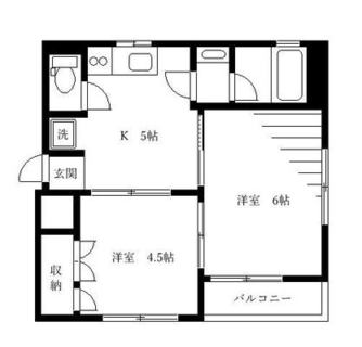 東京都北区滝野川１丁目 賃貸マンション 2K
