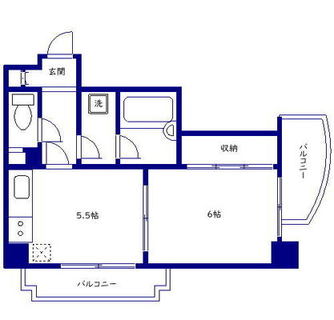 東京都北区滝野川６丁目 賃貸マンション 1DK