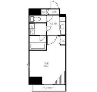 東京都北区滝野川７丁目 賃貸マンション 1K