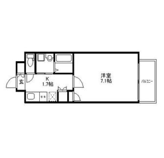 東京都北区滝野川５丁目 賃貸マンション 1K